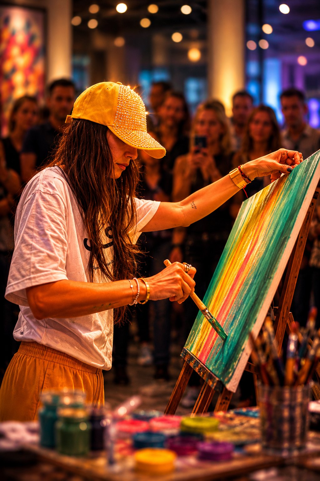 Painted live, in one breath