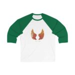 RAGUEL - Abstract Angels Baseball Tee Unisex 34 Sleeve - Image 2