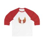 RAGUEL - Abstract Angels Baseball Tee Unisex 34 Sleeve - Image 4