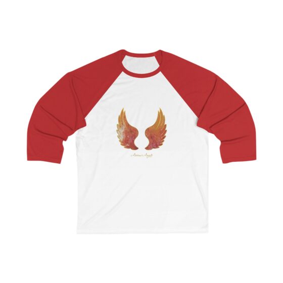 RAGUEL - Abstract Angels Baseball Tee Unisex 34 Sleeve - Image 4