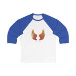 RAGUEL - Abstract Angels Baseball Tee Unisex 34 Sleeve - Image 5