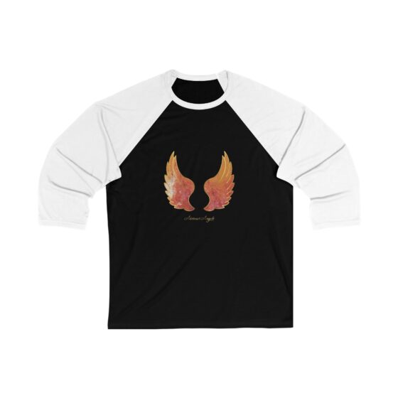 RAGUEL - Abstract Angels Baseball Tee Unisex 34 Sleeve - Image 6