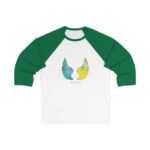 JOPHIEL - Abstract Angels Baseball Tee Unisex 34 Sleeve - Image 2