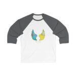 JOPHIEL - Abstract Angels Baseball Tee Unisex 34 Sleeve