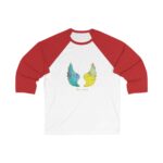 JOPHIEL - Abstract Angels Baseball Tee Unisex 34 Sleeve - Image 4
