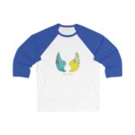JOPHIEL - Abstract Angels Baseball Tee Unisex 34 Sleeve - Image 5