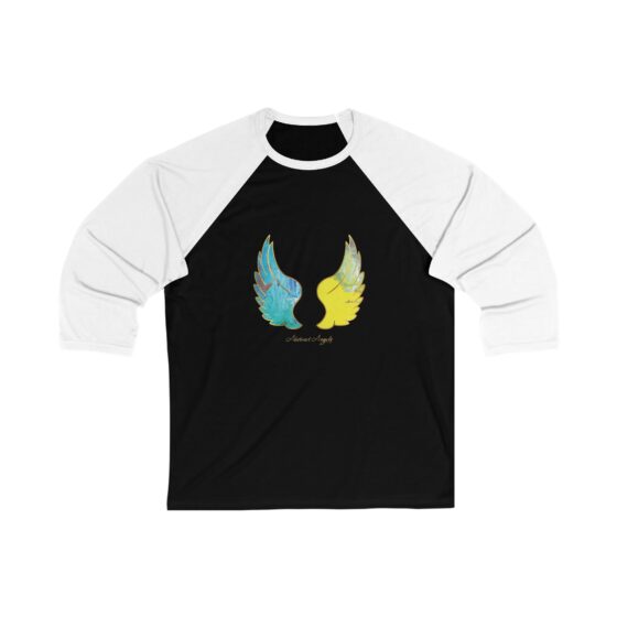 JOPHIEL - Abstract Angels Baseball Tee Unisex 34 Sleeve - Image 6
