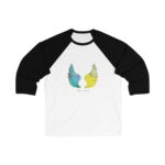 JOPHIEL - Abstract Angels Baseball Tee Unisex 34 Sleeve - Image 7