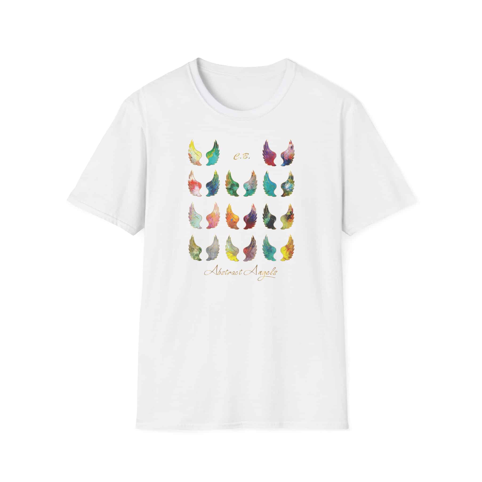 CB ALL ANGELS - Abstract Angels - Unisex Softstyle T-Shirt