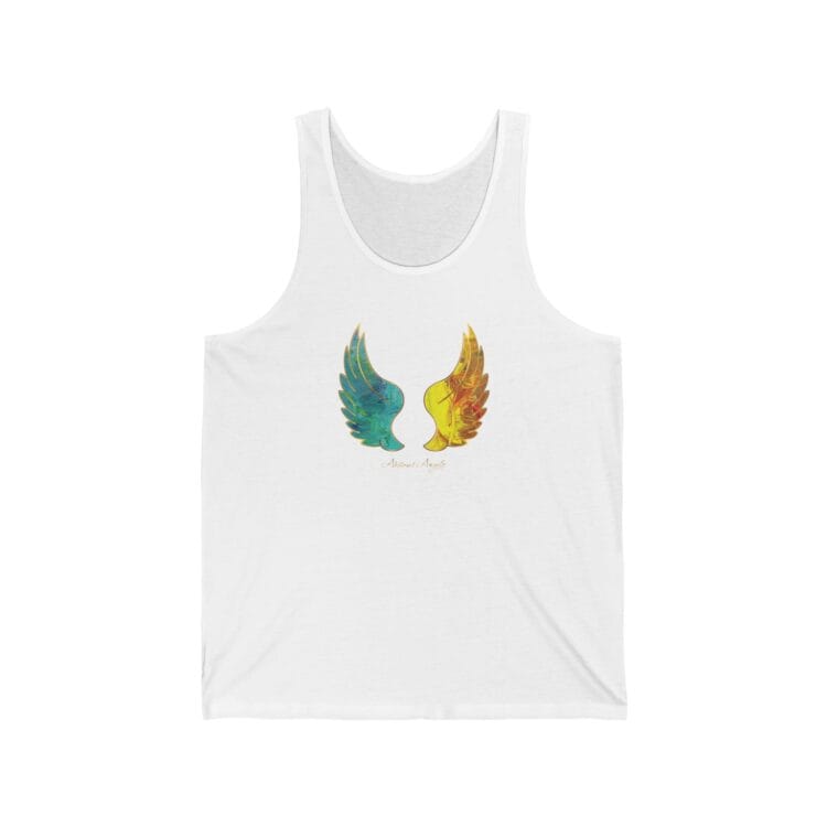 RAZIEL - Abstract Angels - Unisex Jersey Tank Top