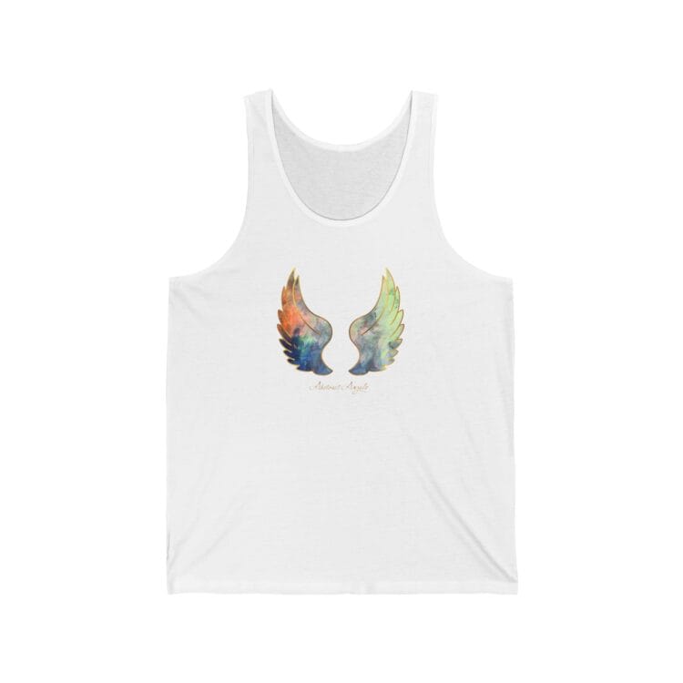 SIMIEL - Abstract Angels - Unisex Jersey Tank Top