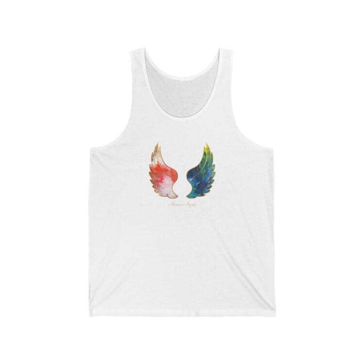 METATRON - Abstract Angels - Unisex Jersey Tank Top
