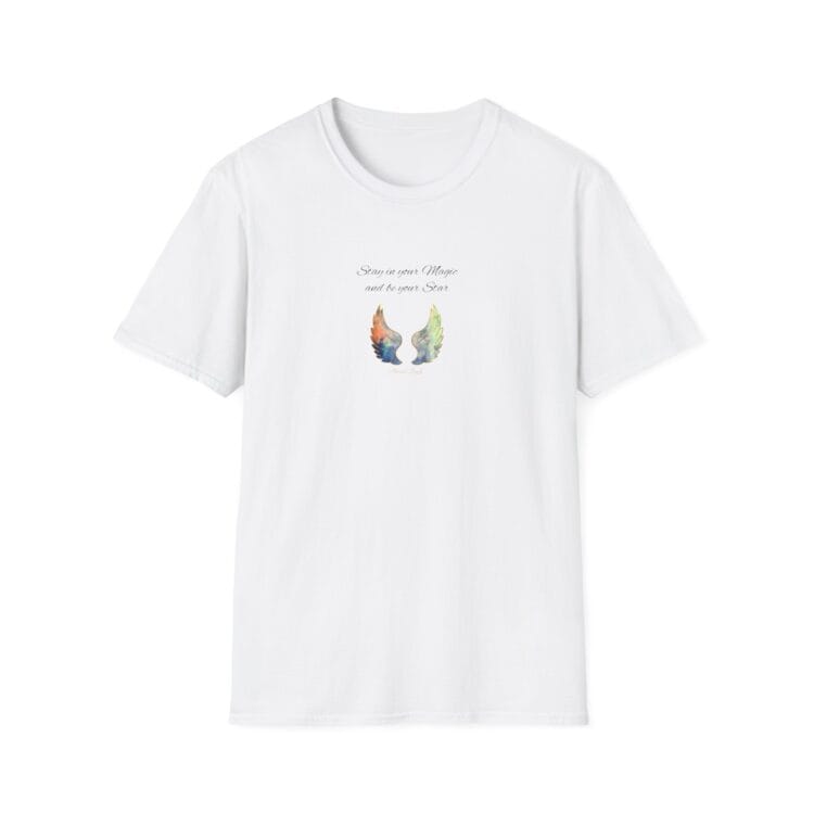 SIMIEL - Abstract Angels -Unisex Softstyle T-Shirt