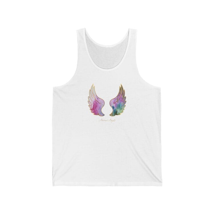 AZRAEL - Abstract Angels - Unisex Jersey Tank Top