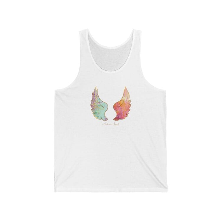 CHAMUEL - Abstract Angels - Unisex Jersey Tank Top